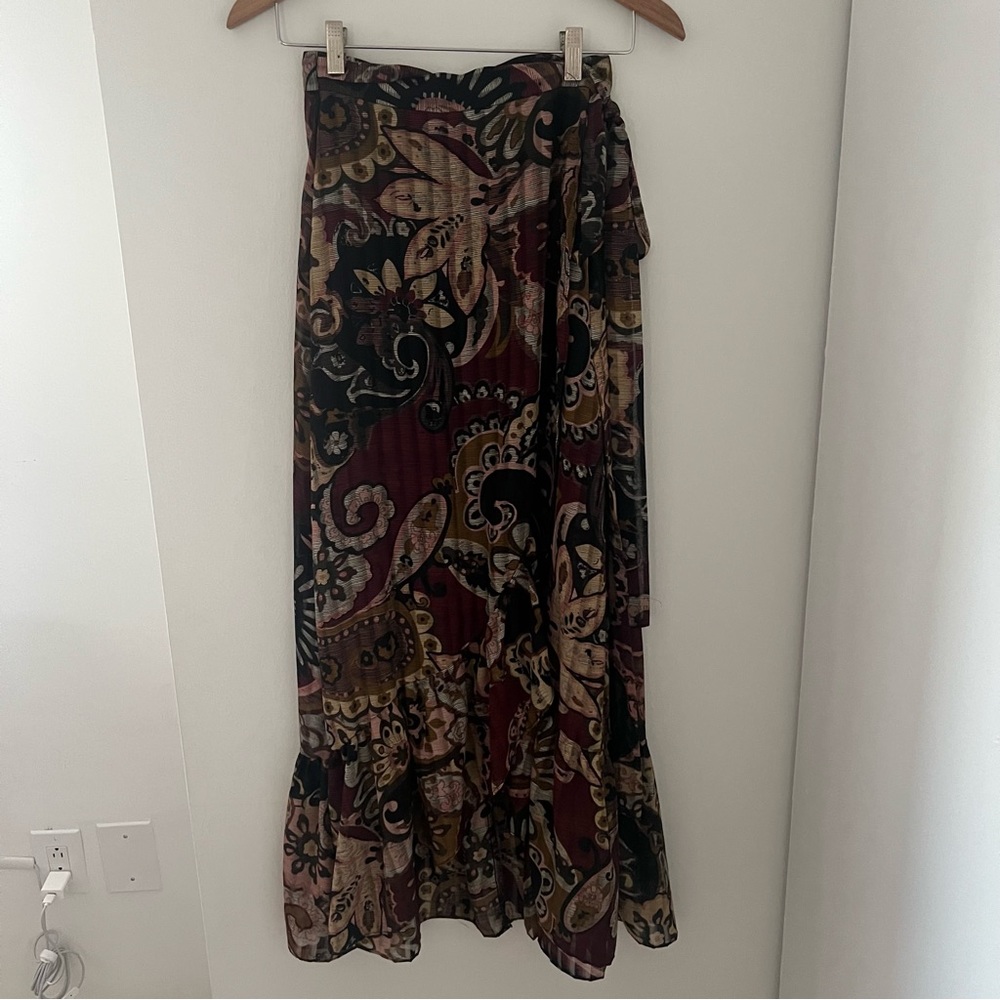 Buffalo David Bitton Floral Wrap Skirt